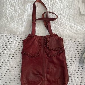 Burgandy Lucky Brand shoulder bag